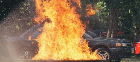 vehicule incendie