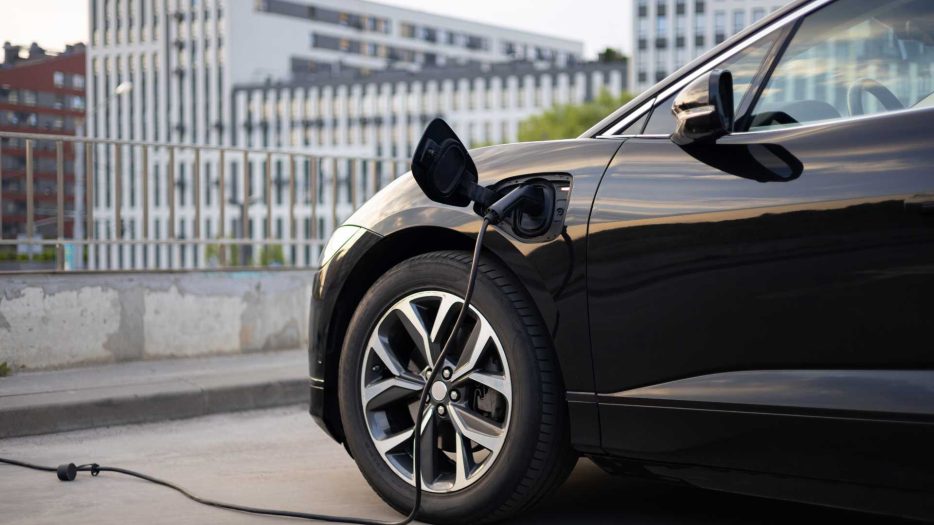 Photo d'une voiture électrique